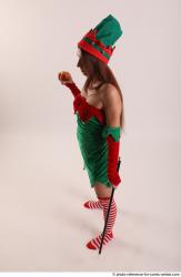 Veronika Elf Pose With Apple